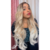 PERUCA WIG LAUREN OMBRE LOIRO CLARO - FIBRA PREMIUM