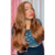 PERUCA WIG LAUREN RUIVO - FIBRA PREMIUM