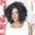 PERUCA WIG LORI CACHEADA GRISALHO - FIBRA PREMIUM