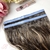 MEGA HAIR ADESIVO CABELO FIBRA PREMIUM ONDULADO MORENA ILUMINADA 65/70 CM - 4 TIRAS - loja online