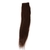 Cabelo com fita adesiva liso chocolate