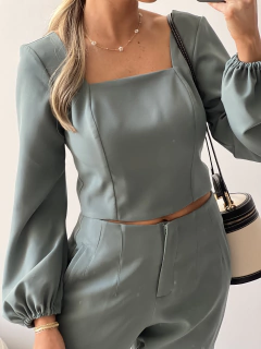 Blusa Martina Verde Musgo