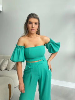Calça Lara Verde Esmeralda - comprar online