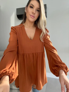 Imagem do Vestido Celine Caramelo