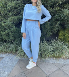 Calça Cecília Azul na internet