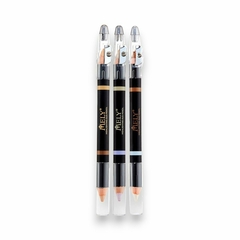 CONTORNO/ILUMINADOR SHINE BRIGHT DUO PENCIL PAQUETE X12PCS MELY 815001