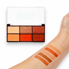 PALETA DE SOMBRAS LINEA TROPICAL X6 COLORES MELY 826001 - tienda online