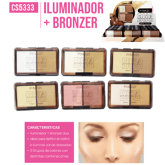 ILUMINADOR + BRONZER PINK21 CS5333/69524