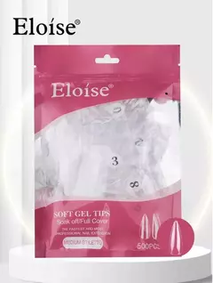 TIPS SOFT GEL ELOISE STILLETTO MEDIO 500U 10502