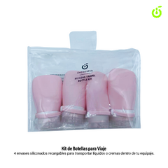 SET COSMETICO DE VIAJE x 4 BOTELLA BP00019