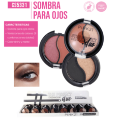 SOMBRA DUO PARA OJOS PINK21 CS5331/69500