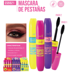 MASCARA DE PESTAÑAS 2EN1 PINK21 CS5521/69883