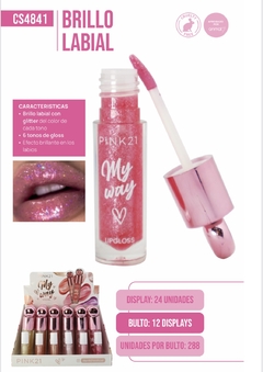 BRILLO LABIAL PINK21 CS4841