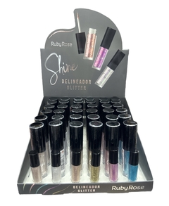 DELINEADOR GLITTER RUBY ROSE HB8416