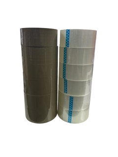 CINTA EMBALAR MARRON/TRANSPARENTE 100M - LANLAN