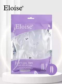 TIPS SOFT GEL ELOISE CUADRADO MEDIO 500U 10519