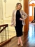 Blazer Feminino Alfaiataria Manga Longa Moda Social