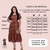 Vestido Em Lese Midi Manga Bufante Sophia - Vitoria Modas Evangélica