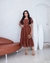 Vestido Em Lese Midi Manga Bufante Sophia - loja online