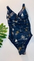 Maiô Body Antunes - Barco à Vela Azul Marinho - comprar online