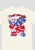 Camiseta "Trust your Guts" Off White na internet