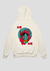 Moletom Canguru "Demon" Off White