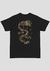 Camiseta "Golden Dragon" Preta
