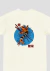 Camiseta "Koi Fish 2.0" Off White na internet
