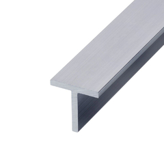 PERFIL " T " ALUMINIO 15,8 MM X 2 MM X 6 METROS