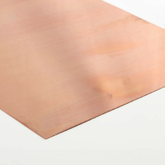 CHAPA DE COBRE 3 MM X 600 MM X 2000 MM SEMI DURA