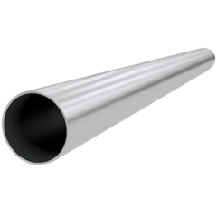 Caño Redondo Aluminio Tubo 152 mm X 1,7 mm X 6 mt