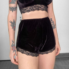 Short Black Velvet - loja online