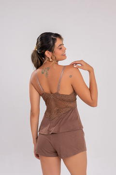 Conjunto Doll Vanuza | Castanho - comprar online