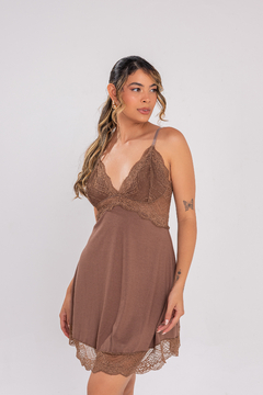 Camisola Vanuza/ Castanho na internet