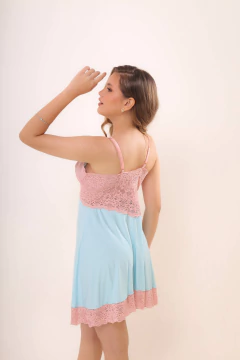 Camisola Vanuza | Azul frozen - loja online