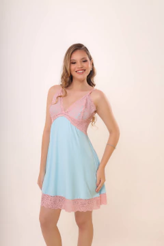 Camisola Vanuza | Azul frozen - comprar online