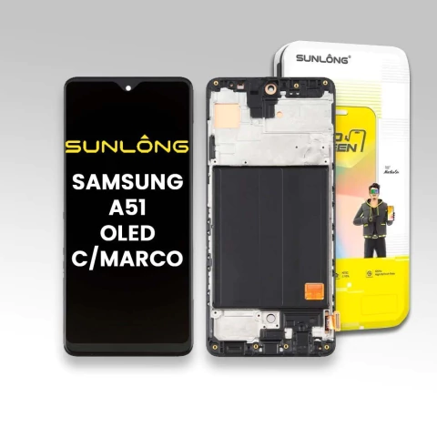 MÓDULO SAMSUNG A51 SUNLONG OLED CON MARCO - comprar online
