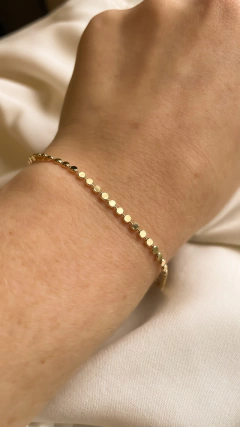 Pulseira Plaquinhas Lisas