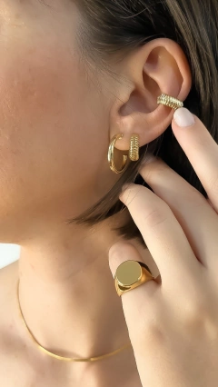 Brinco Argola Aberta Lisa - comprar online