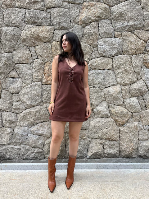 Vestido Reto amarração