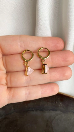 Brinco Triângulo Pendurado - loja online