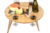 Mesa de Vino Portátil de Bambú