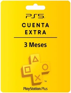 PSN PLUS EXTRA 3 MESES CUENTA PRINCIPAL PS5 - comprar online
