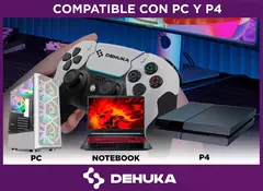 Joystick Inalámbrico Gamer Compatible PS4 Y Control Pc Gamer Inalambrico Usb Dehuka en internet