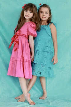 Vestido Laise Sofia Turquesa - Charlou