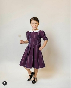 Vestido Xadrez Lilas