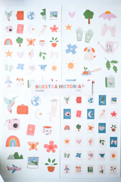 Sticker Ilustraciones "Nuestra Historia" - comprar online