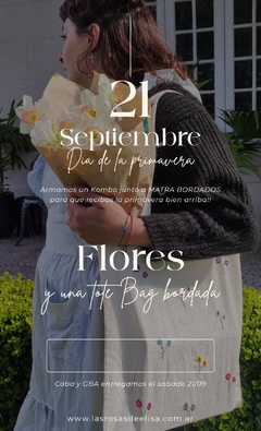 Flores + Tote Bag Bordado