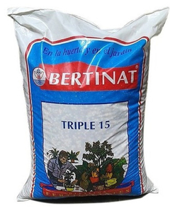 Fertilizante triple 15 Bertinat