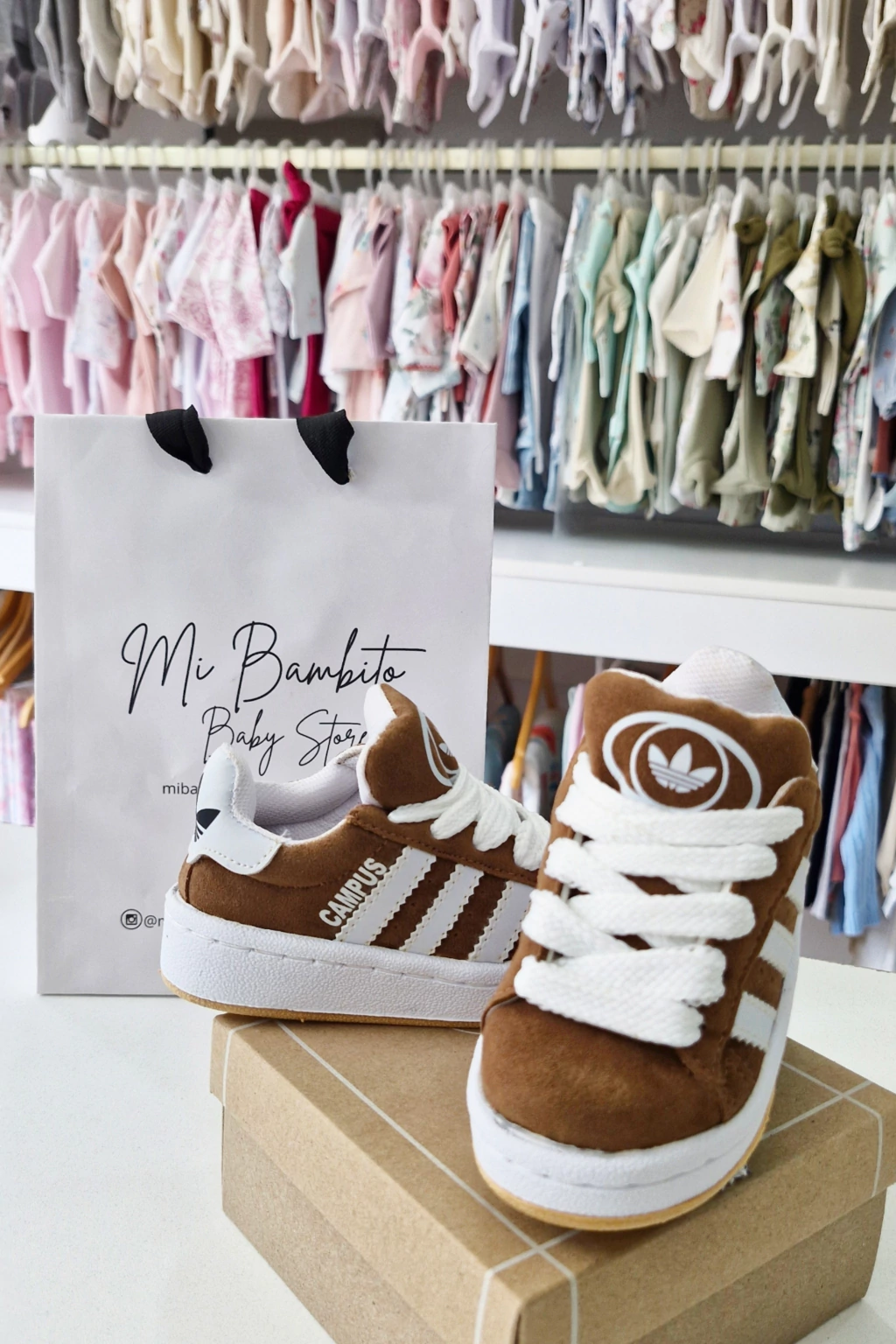 Zapatillas Campus Kids Marrón